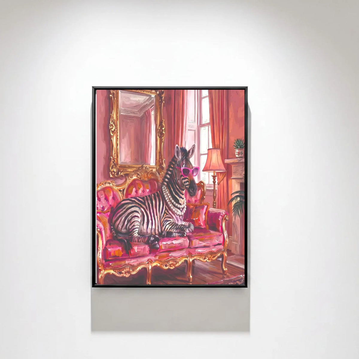 Decoupage Paper -Whimsical Feminine Zebra Design Pieces Reclaimed