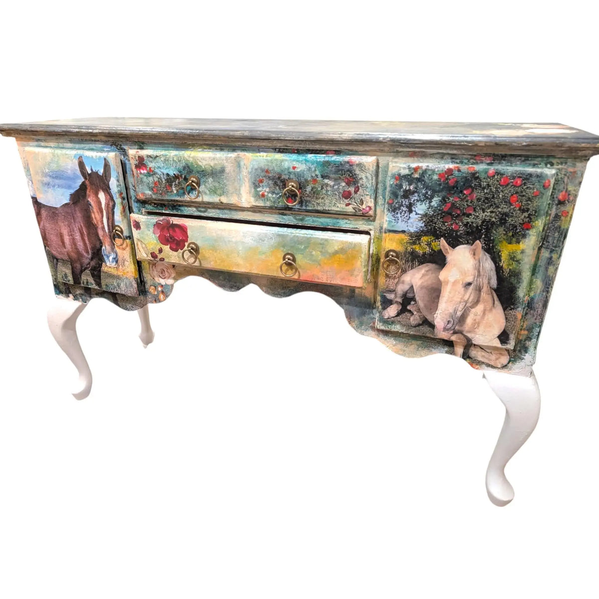 Horses Decoupage Paper for Furniture DIY Upcycling, Farmhouse Tissue Paper for Home Decor Crafts & Projects. Discover the perfect decoupage paper for furniture upcycling with our Horses Decoupage Paper, designed specifically for DIY enthusiasts who love farmhouse style and rustic charm. This high-quality tissue paper brings a timeless equestrian motif to your furniture and home decor projects, setting it apart from generic craft papers. Perfect for rustic and farm house decor DIY projects.