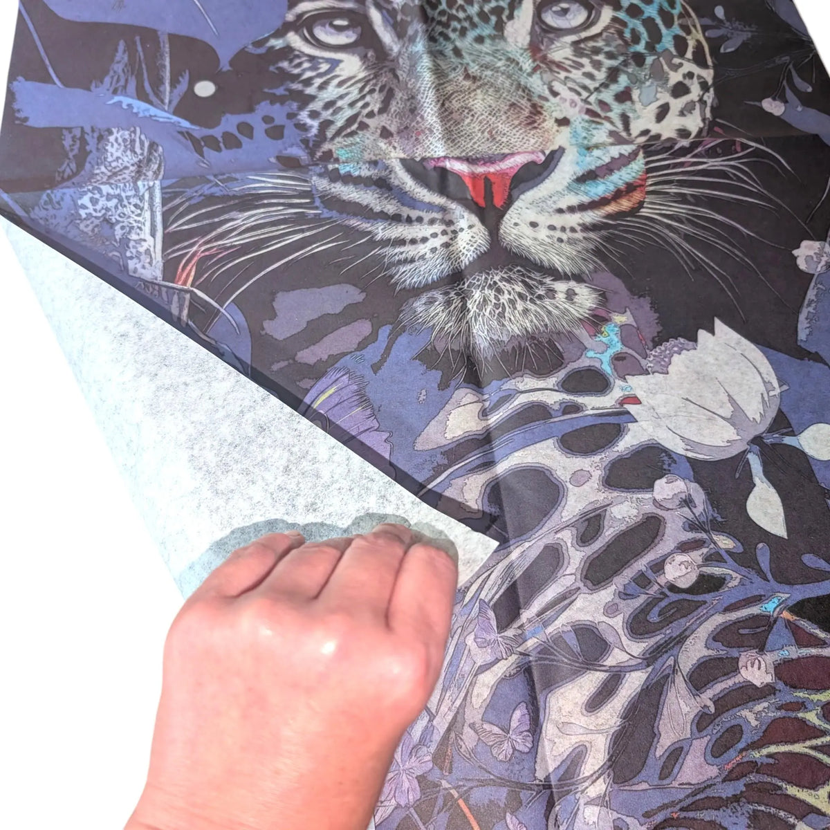 Fairy Core Decoupage Paper featuring a stunning Purple Tiger Design, perfect for your unique DIY crafts and home decor projects! This exquisite decoupage paper is a gateway to transforming your artistic visions into reality. Crafted with care, our decoupage paper showcases a whimsical blend of fairy core aesthetics and vibrant purple tiger motifs, making it an ideal choice for those looking to add a touch of magic to their creations. The perfect decoupage paper for DIY furniture upcycling