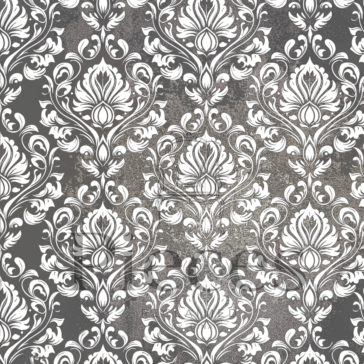 black and white damask decoupage paper 