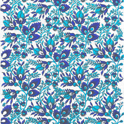 Decoupage Paper - Blue & White Chinoiserie Floral Tissue Paper for  Furniture Upcycling Pieces Reclaimed