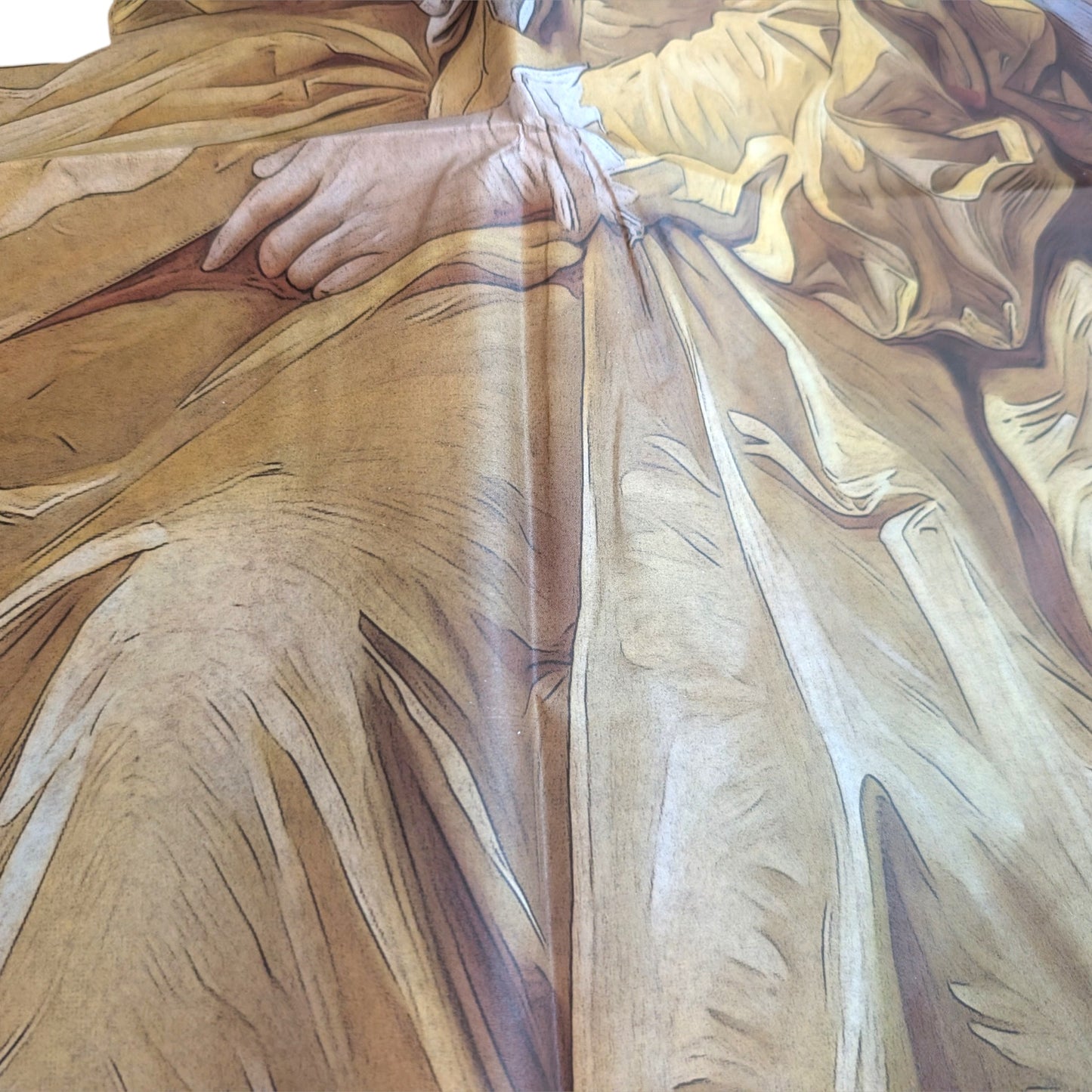 Decoupage Paper of Lady in Yellow Reading a Book: Vintage Art Reproduction for Furniture, DIY Decor & Mixed Media