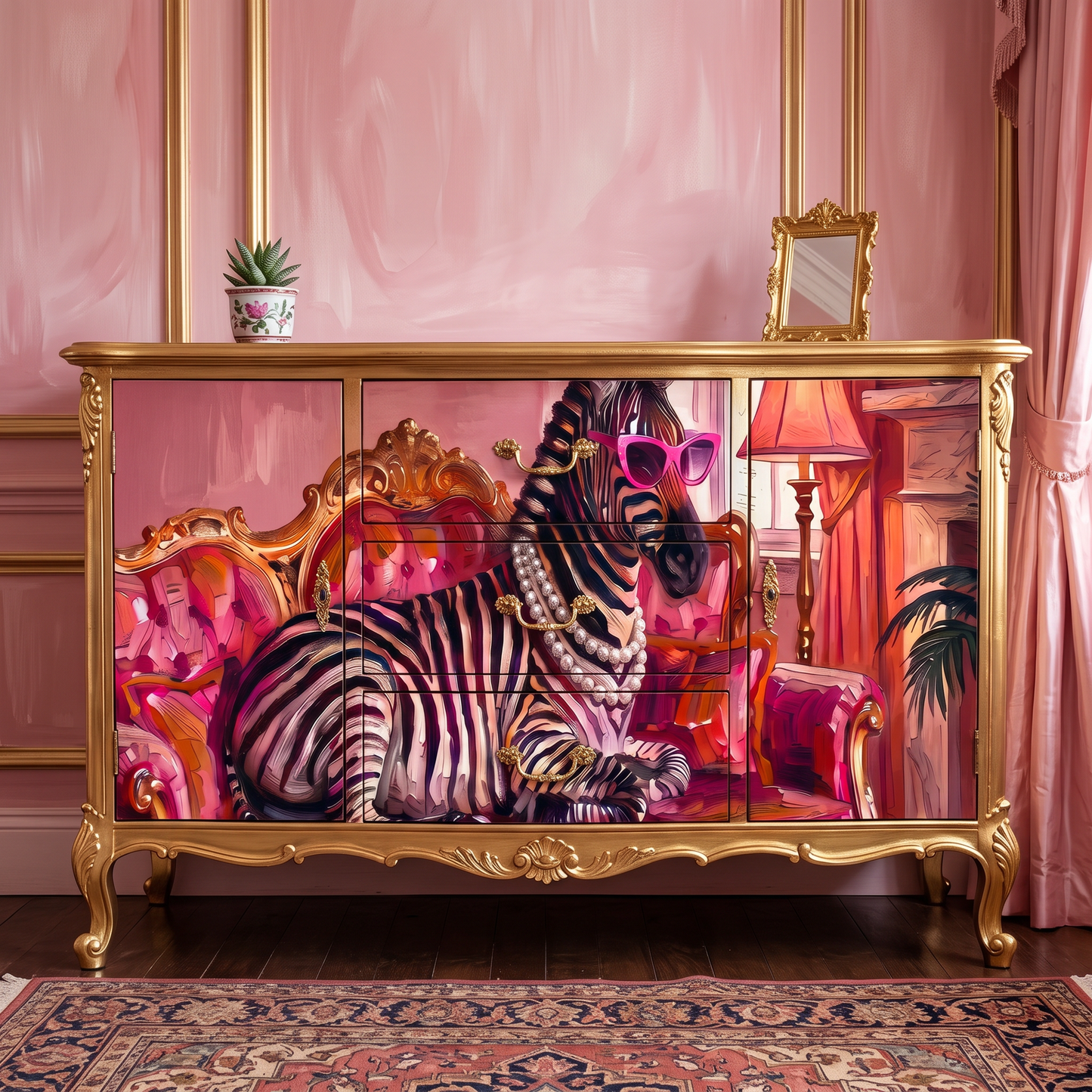 Fun Zebra Decoupage Paper for Furniture, Crafts & DIY Projects