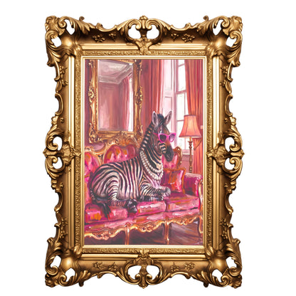 Fun Zebra Decoupage Paper for Furniture, Crafts & DIY Projects
