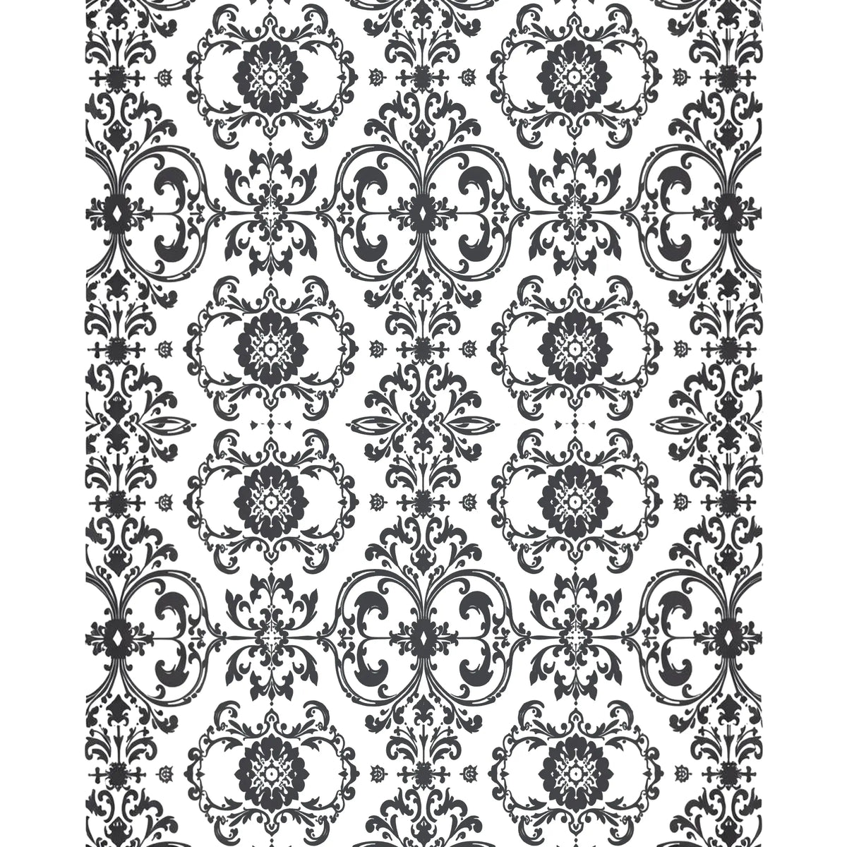 White and black furniture decoupage sheet 