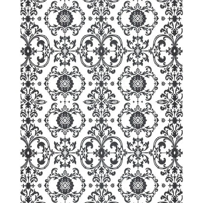 White and black furniture decoupage sheet 