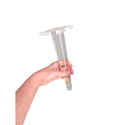 Acrylic leg set for sofa, table, bench  and bed base replacement.