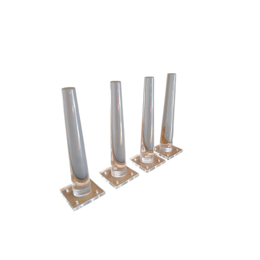 Acrylic leg set for sofa, table, bench  and bed base replacement.