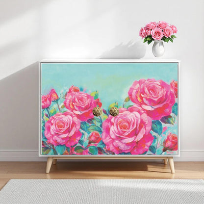 Decoupage Paper for Furniture I Decorative Paper I Tissue Paper I Furniture DIY I Furniture Upcycling I DIY Decor I Furniture Art I Upcycle!  Decoupage paper for furniture.  Elevate your furniture and craft projects with our stunning decoupage paper, featuring the unique "Pink Roses Garden" design. This eye-catching paper combines beautiful watercolor pink roses . Perfect for adding a touch of flair to any DIY project. Pastel color decoupage paper. Pink decoupage paper. Roses decoupage paper