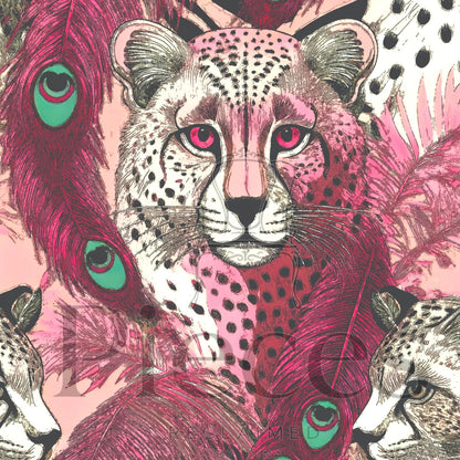 This enchanting decoupage paper features a whimsical pink tiger design that embodies the essence of fairy core aesthetics. With its vibrant hues of soft pinks and delicate accents, the paper showcases the majestic tiger amidst a backdrop of ethereal floral elements and dreamy foliage. Perfect for unique DIY home decor projects, this decoupage paper invites creativity and adds a touch of magical charm to any space. Can use it on furniture, wall art, or craft projects, for an extraordinary piece.