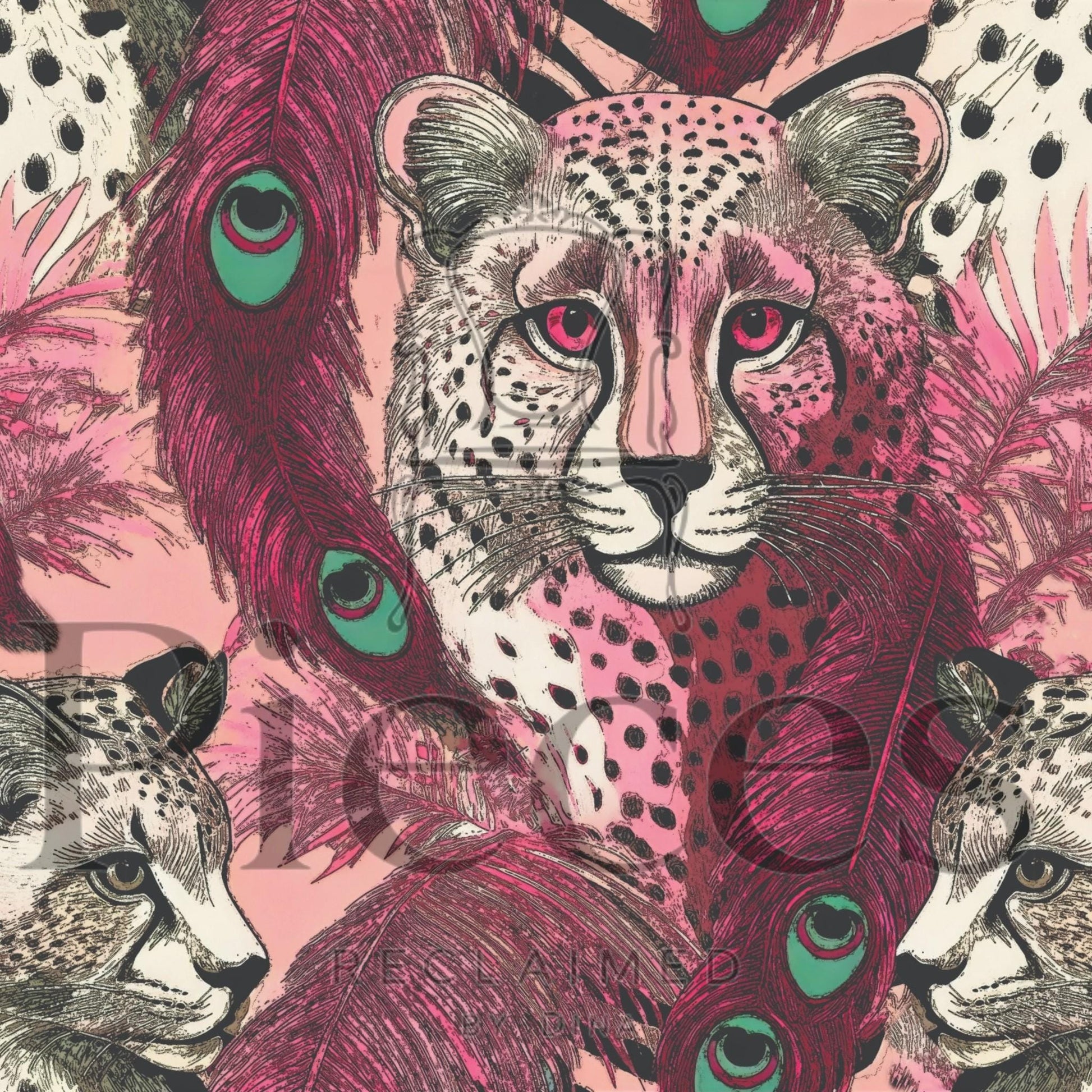This enchanting decoupage paper features a whimsical pink tiger design that embodies the essence of fairy core aesthetics. With its vibrant hues of soft pinks and delicate accents, the paper showcases the majestic tiger amidst a backdrop of ethereal floral elements and dreamy foliage. Perfect for unique DIY home decor projects, this decoupage paper invites creativity and adds a touch of magical charm to any space. Can use it on furniture, wall art, or craft projects, for an extraordinary piece.