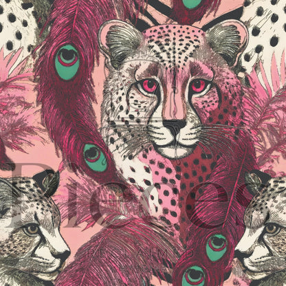 This enchanting decoupage paper features a whimsical pink tiger design that embodies the essence of fairy core aesthetics. With its vibrant hues of soft pinks and delicate accents, the paper showcases the majestic tiger amidst a backdrop of ethereal floral elements and dreamy foliage. Perfect for unique DIY home decor projects, this decoupage paper invites creativity and adds a touch of magical charm to any space. Can use it on furniture, wall art, or craft projects, for an extraordinary piece.