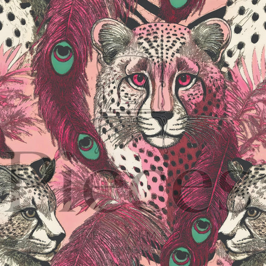 This enchanting decoupage paper features a whimsical pink tiger design that embodies the essence of fairy core aesthetics. With its vibrant hues of soft pinks and delicate accents, the paper showcases the majestic tiger amidst a backdrop of ethereal floral elements and dreamy foliage. Perfect for unique DIY home decor projects, this decoupage paper invites creativity and adds a touch of magical charm to any space. Can use it on furniture, wall art, or craft projects, for an extraordinary piece.