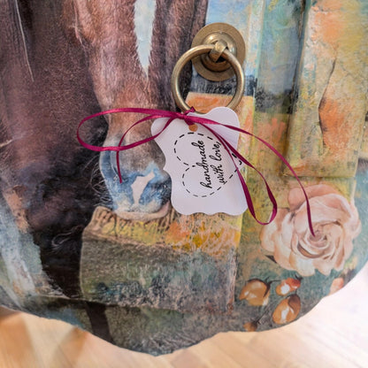 Horses Decoupage Paper for Furniture DIY Upcycling, Farmhouse Tissue Paper for Home Decor Crafts & Projects. Discover the perfect decoupage paper for furniture upcycling with our Horses Decoupage Paper, designed specifically for DIY enthusiasts who love farmhouse style and rustic charm. This high-quality tissue paper brings a timeless equestrian motif to your furniture and home decor projects, setting it apart from generic craft papers. Perfect for rustic and farm house decor DIY projects.