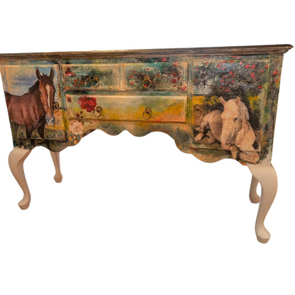 Horses Decoupage Paper for Furniture DIY Upcycling, Farmhouse Tissue Paper for Home Decor Crafts & Projects. Discover the perfect decoupage paper for furniture upcycling with our Horses Decoupage Paper, designed specifically for DIY enthusiasts who love farmhouse style and rustic charm. This high-quality tissue paper brings a timeless equestrian motif to your furniture and home decor projects, setting it apart from generic craft papers. Perfect for rustic and farm house decor DIY projects.