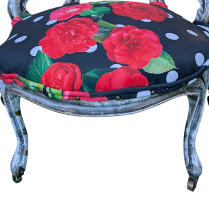 Elevate your living space with this Ruth Bader Ginsburg Accent Chair, a unique upcycled furniture piece that blends artistry and statement-making design. Featuring a striking silhouette and rich, textured upholstery visible in the listing image, this accent chair serves as both a functional seat and a powerful conversation starter. Crafted with care, it honors the legacy of Justice Ginsburg, bringing character and inspiration to your home decor unlike any mass-produced chair.