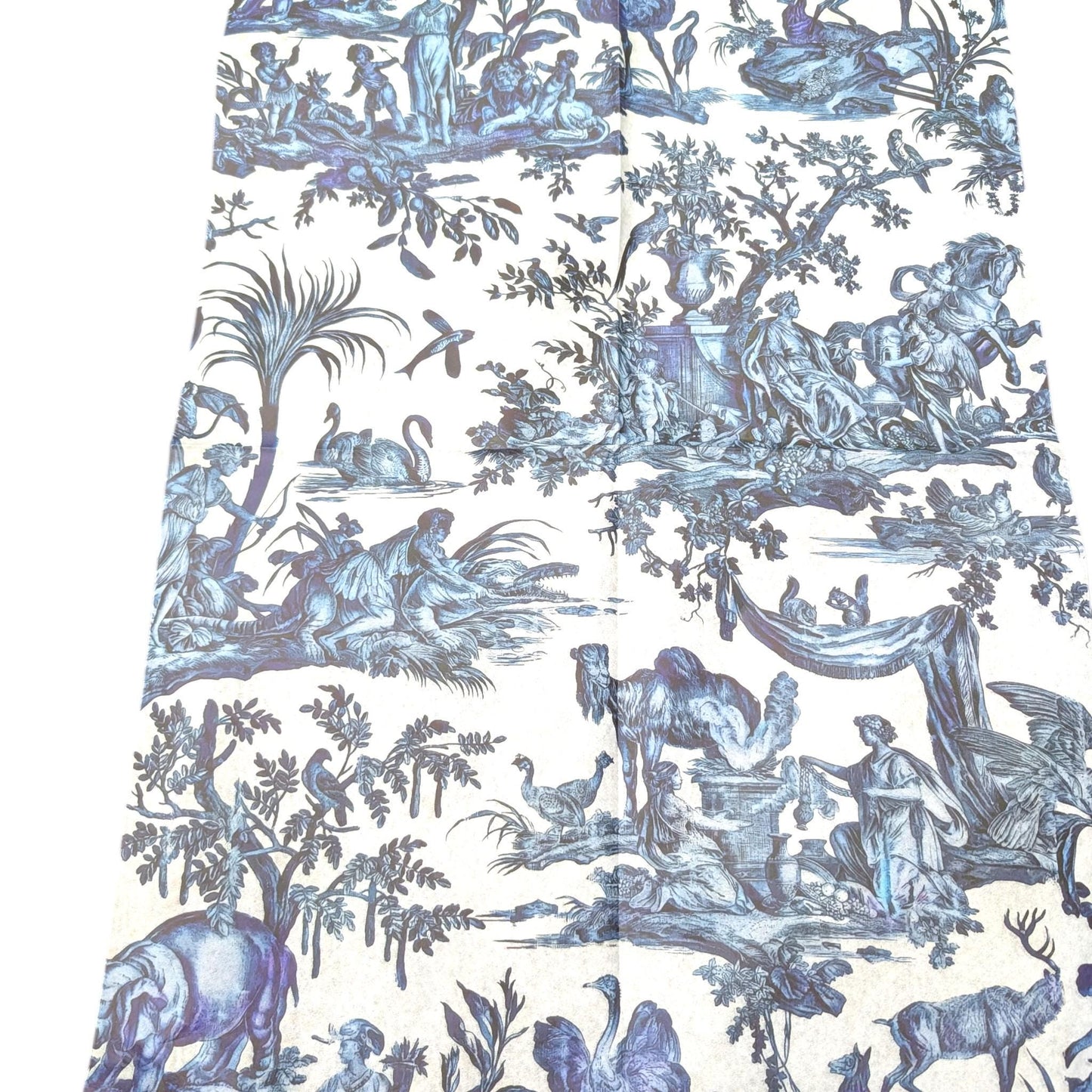 Decoupage Paper TOILE de JOUY Blue Vintage Tissue Paper | Furniture Upcycling | DIY Craft Projects | Furniture Makeover | Scrapbooking Paper. Transform your DIY projects and furniture makeovers with our stunning Decoupage Paper TOILE de JOUY Blue Vintage Tissue Paper. Featuring a timeless toile de jouy design in elegant shades of blue, this vintage-inspired tissue paper is perfect for adding a touch of classic charm to any craft or furniture upcycling project. High-quality tissue paper for craft