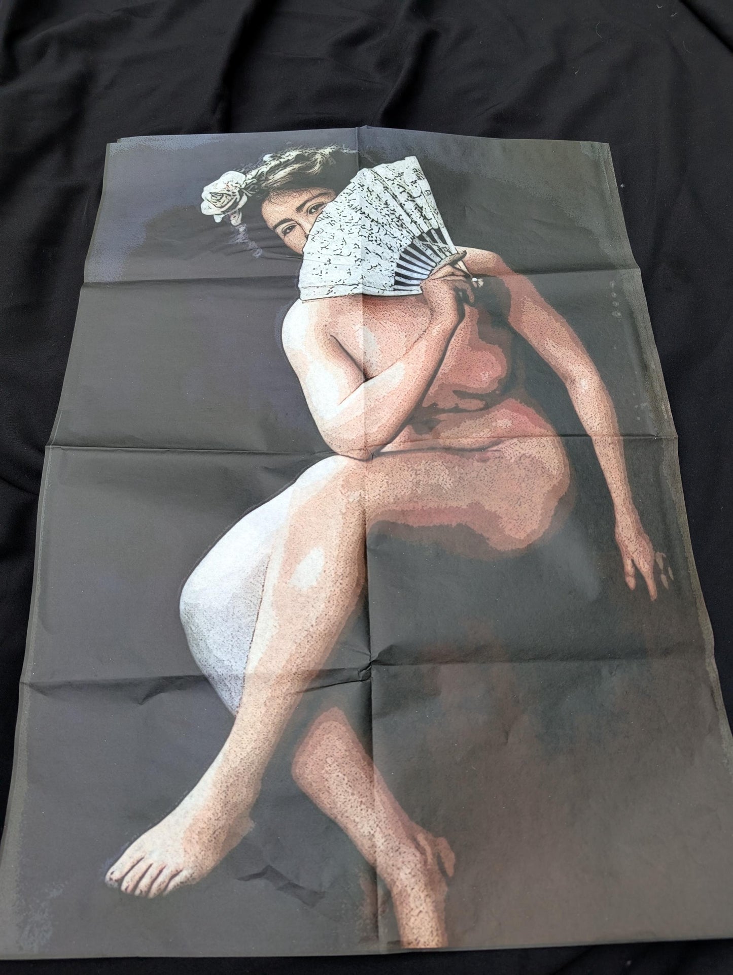 Large Decoupage Paper for Furniture Upcycling | Vintage Erotica Decor, Artistic Nude Woman Tissue Paper for Home Remodeling and Art Projects. 
Transform your furniture and art projects with this stunning large decoupage paper featuring vintage erotica and artistic nude woman designs. Crafted from high-quality tissue paper, each sheet measures 30 by 20 inches, providing ample material for creative upcycling and home remodeling. The delicate yet durable tissue allows for seamless layering