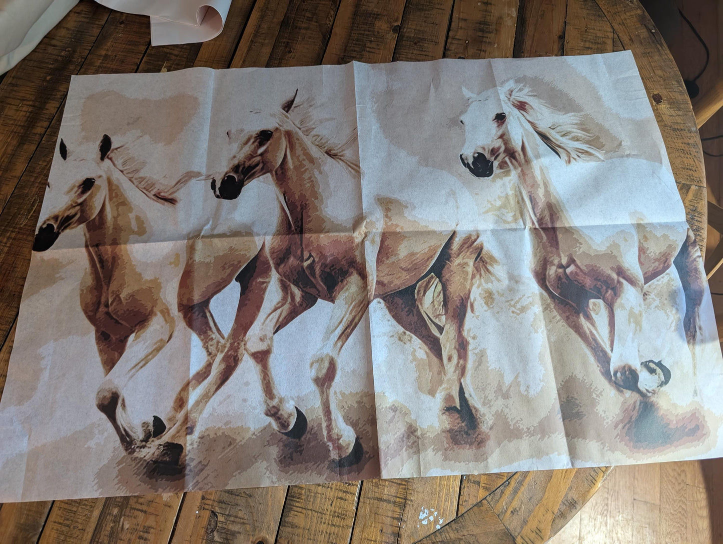 Transform your furniture and craft projects with our Wild Horses Decoupage Paper, designed to bring authentic farmhouse charm to your space. This rustic tissue paper is perfect for upcycling tired furniture, adding a unique touch to wall decor, or enhancing your rustic DIY crafts. What sets this decoupage paper apart is its detailed wild horse design, crafted to evoke the freedom and spirit of the farm life, making your creations truly stand out with genuine character.