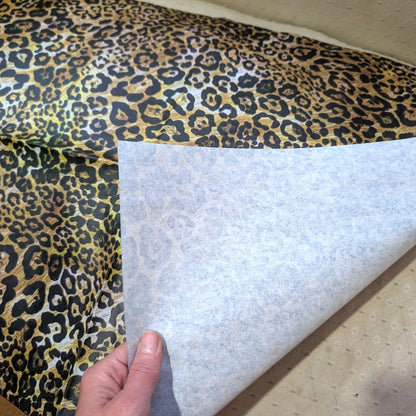 Animal Print Decoupage Paper for Furniture Upcycling | Leopard Design Tissue Paper for DIY Home Remolding & Craft Projects. Transform your DIY projects with this stunning animal print decoupage paper featuring a bold leopard design. Perfect for furniture upcycling, home remolding, and craft enthusiasts, this tissue paper adds a touch of wild elegance to any surface. Each sheet measures 30 by 20 inches, crafted from high-quality, thin yet durable tissue paper that’s easy to work with on wood