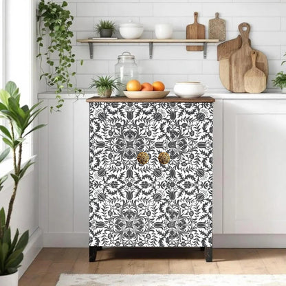 Transform your furniture and craft projects with our Elegant Damask Decoupage Paper: a stunning DIY furniture makeover essential. Featuring a classic black and white damask pattern, this decorative tissue paper is perfect for adding a touch of timeless elegance and charm to any piece. 
Ideal for furniture upcycling, scrapbooking, or creative decor, this high-quality decoupage paper allows you to effortlessly elevate your DIY projects with style and sophistic. Gorgeous damask design  decoupage