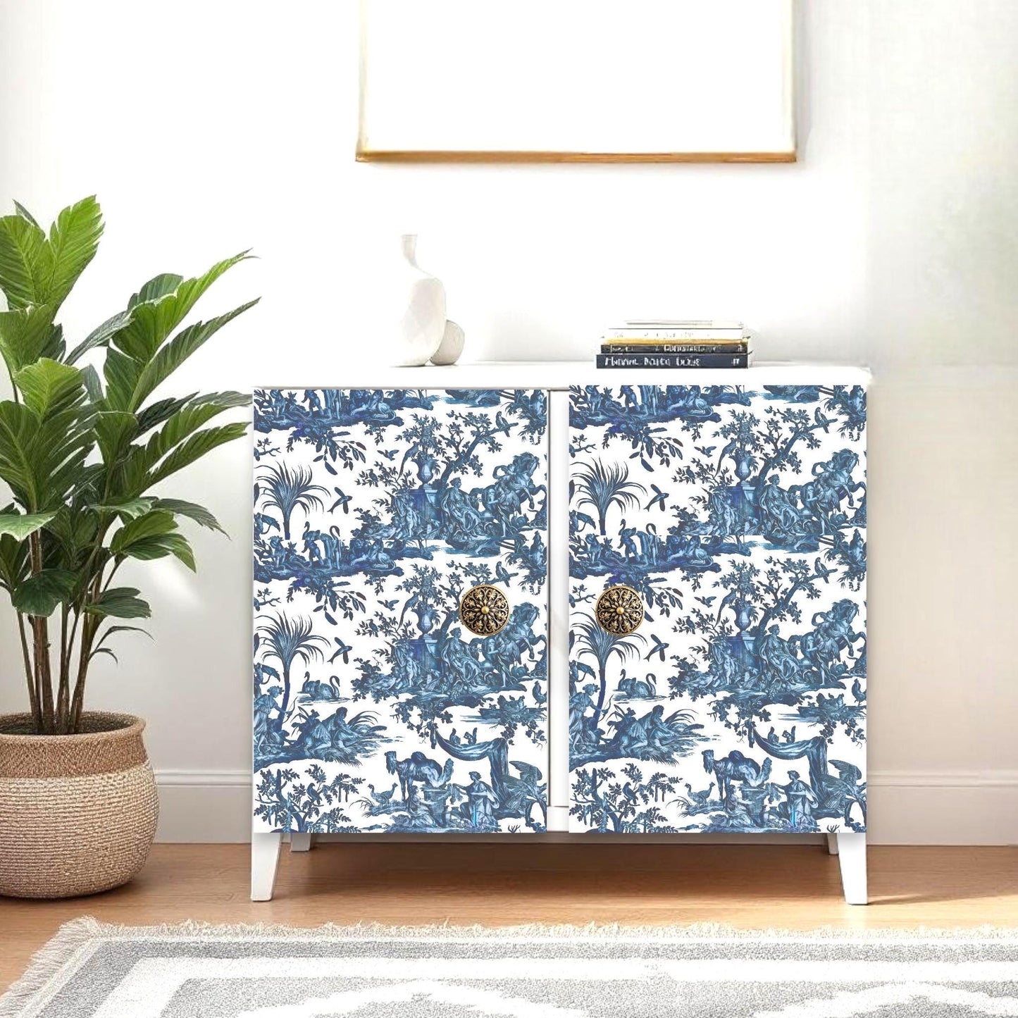 Decoupage Paper TOILE de JOUY Blue Vintage Tissue Paper | Furniture Upcycling | DIY Craft Projects | Furniture Makeover | Scrapbooking Paper. Transform your DIY projects and furniture makeovers with our stunning Decoupage Paper TOILE de JOUY Blue Vintage Tissue Paper. Featuring a timeless toile de jouy design in elegant shades of blue, this vintage-inspired tissue paper is perfect for adding a touch of classic charm to any craft or furniture upcycling project. High-quality tissue paper for craft