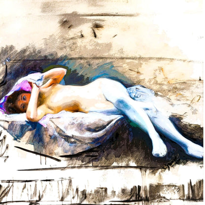 Large Decoupage Paper for Furniture Upcycling | Vintage Erotica Decor, Artistic Nude Woman Tissue Paper for Home Remodeling and Art Projects. 
Transform your furniture and art projects with this stunning large decoupage paper featuring vintage erotica and artistic nude woman designs. Crafted from high-quality tissue paper, each sheet measures 30 by 20 inches, providing ample material for creative upcycling and home remodeling. The delicate yet durable tissue allows for seamless layering and art