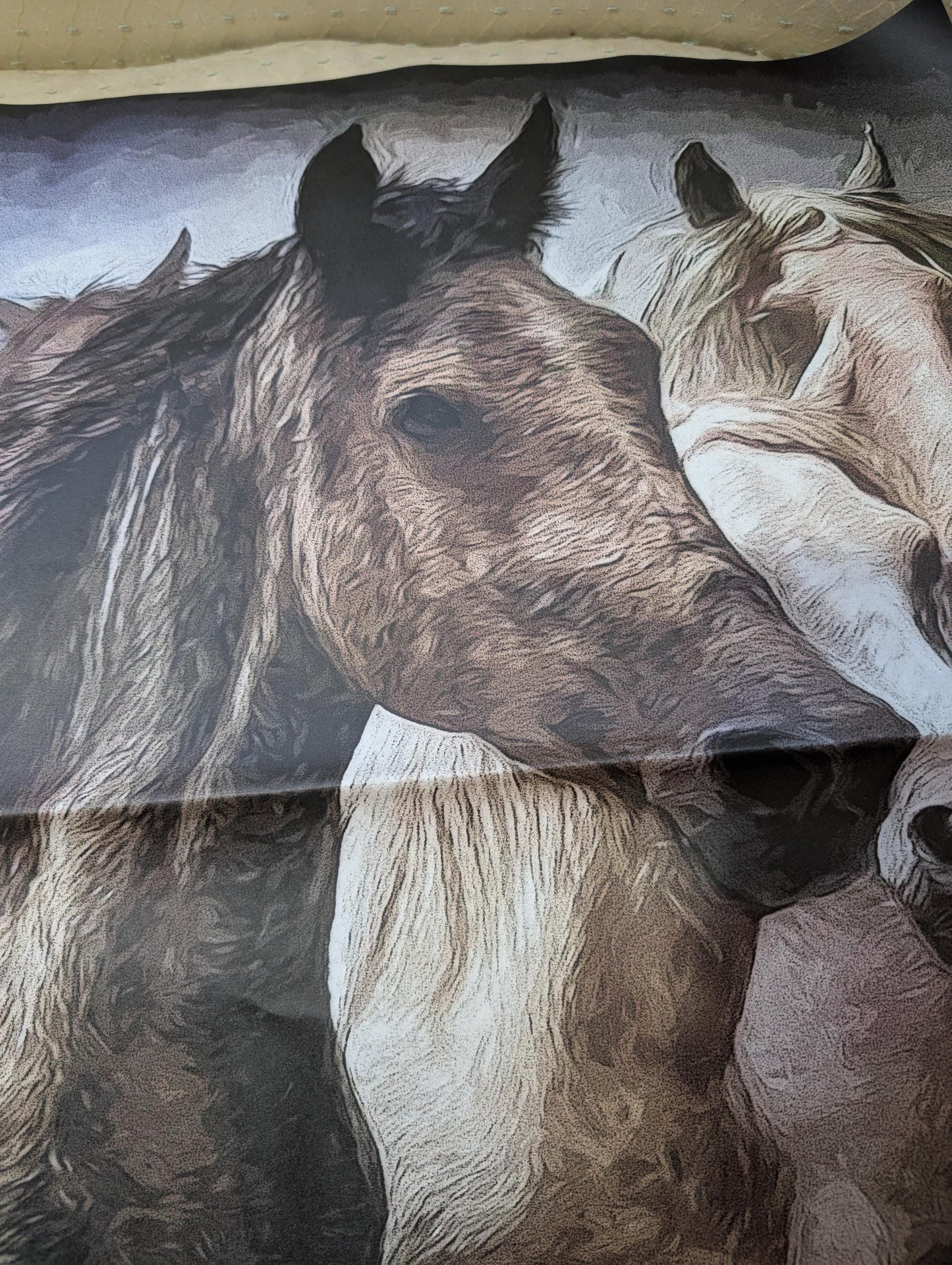 Large Decoupage Paper for Furniture Upcycling Wild Horses Tissue Paper for Furniture Upcycling,r, Farmhouse Crafts, DIY Home Remolding. Transform your furniture and craft projects with our Wild Horses Decoupage Paper, designed to bring authentic farmhouse charm to your space. This rustic tissue paper is perfect for upcycling tired furniture, adding a unique touch to wall decor, or enhancing your rustic DIY crafts. What sets this decoupage paper apart is its detailed wild horse design