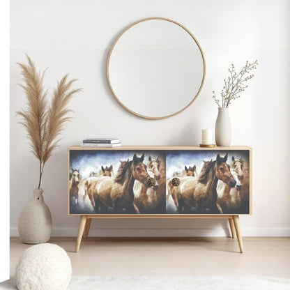 Large Decoupage Paper for Furniture Upcycling Wild Horses Tissue Paper for Furniture Upcycling,r, Farmhouse Crafts, DIY Home Remolding. Transform your furniture and craft projects with our Wild Horses Decoupage Paper, designed to bring authentic farmhouse charm to your space. This rustic tissue paper is perfect for upcycling tired furniture, adding a unique touch to wall decor, or enhancing your rustic DIY crafts. What sets this decoupage paper apart is its detailed wild horse design