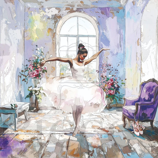 Large Decoupage Paper, Ballerina Dancer Tissue for Furniture Upcycling, Home Decor & Art Projects, Vintage Decoupage, Rice Wasabi Paper. Transform your home decor and furniture with this stunning large decoupage paper featuring a graceful ballerina dancer design. Perfect for DIY enthusiasts, crafters, and interior decorators, this vintage-inspired rice paper adds a touch of elegance and artistry to any project. for upcycling a vintage dresser,  beautiful wall art, and adding decorative accents.