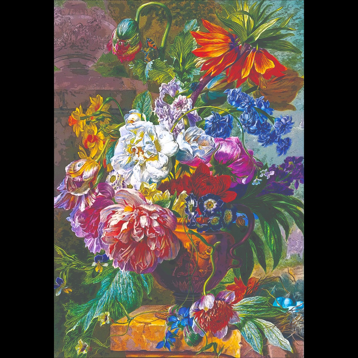 Floral Decoupage Paper, a perfect choice for furniture upcycling, DIY crafts, and artistic decor projects. Made by Pieces Reclaimed by Dina, this vibrant tissue paper features a stunning, eye-catching floral design that will elevate any furniture makeover or craft endeavor. Whether you're creating custom furniture transfers, decoupage napkins, or adding decorative accents to your home, this lightweight and durable paper is designed to deliver smooth, flawless application every time.