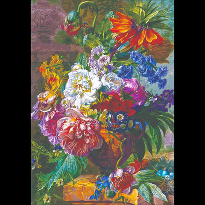 Floral Decoupage Paper, a perfect choice for furniture upcycling, DIY crafts, and artistic decor projects. Made by Pieces Reclaimed by Dina, this vibrant tissue paper features a stunning, eye-catching floral design that will elevate any furniture makeover or craft endeavor. Whether you're creating custom furniture transfers, decoupage napkins, or adding decorative accents to your home, this lightweight and durable paper is designed to deliver smooth, flawless application every time.