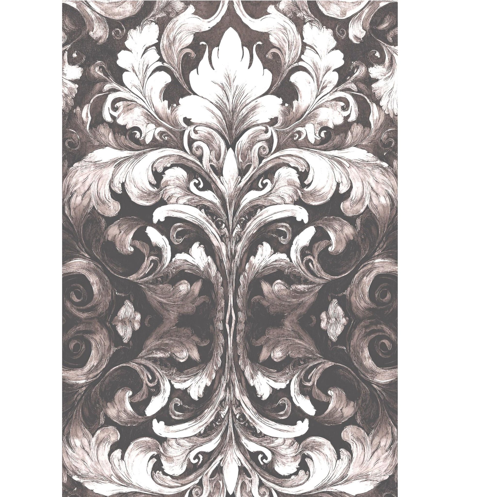 Vintage Style Damask Black and White Decoupage Paper: Vintage Style Tissue Paper for Furniture Upcycling. Elevate your furniture and craft projects with our Damask Black and White Decoupage Paper, perfect for furniture upcycling and DIY decor enthusiasts. Featuring a vintage-inspired damask design in classic black and white, this tissue paper adds a touch of elegance and sophistication to any surface. Perfect for  creating unique scrapbooking projects, and  customizing home accents.