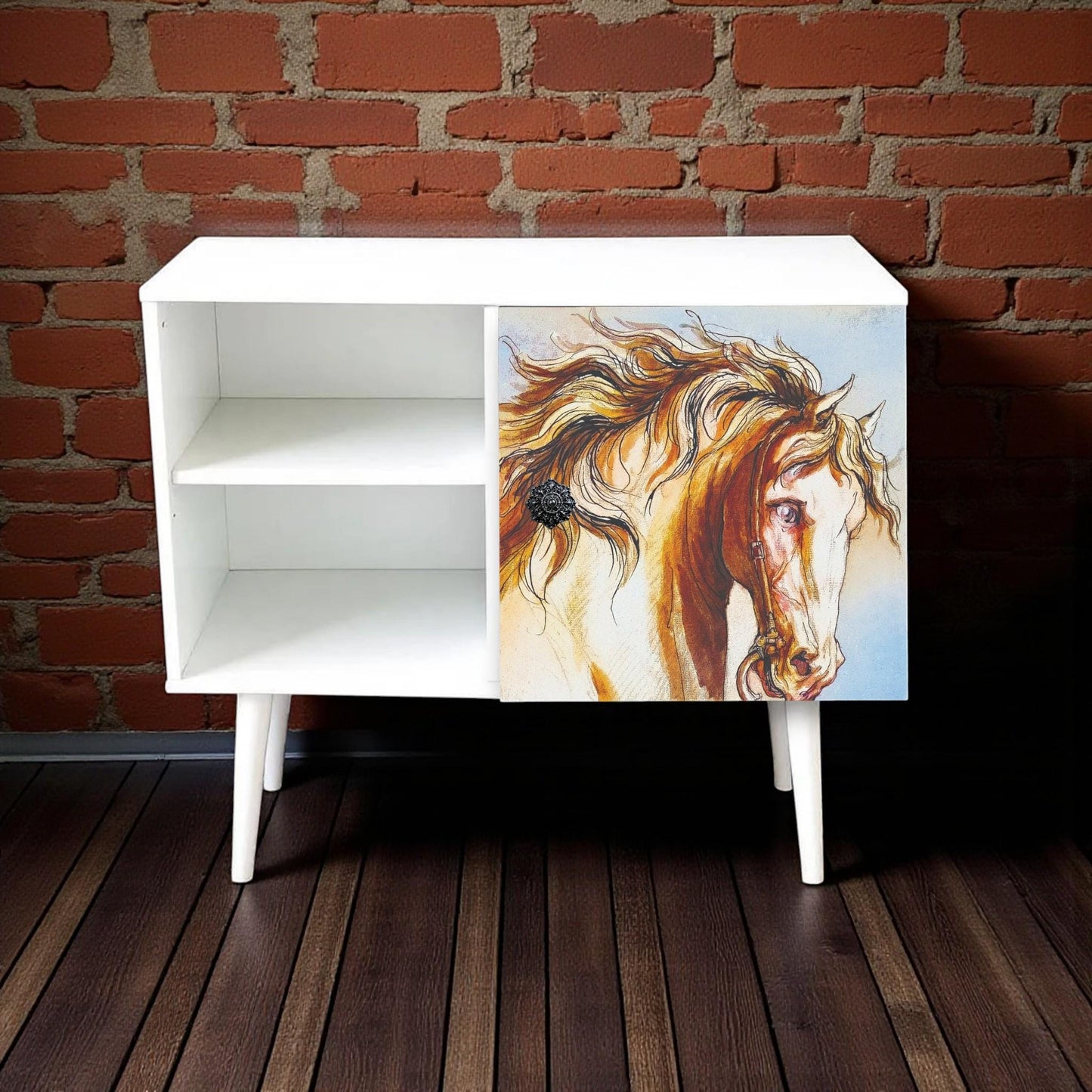 Decoupage Paper For  Furniture Upcycling.. Transform your furniture and craft projects with our Wild Horse Decoupage Paper, designed to bring authentic farmhouse charm to your space. This rustic tissue paper is perfect for upcycling tired furniture, adding a unique touch to wall decor, or enhancing your rustic DIY crafts. What sets this decoupage paper apart is its detailed wild horse design, crafted to evoke the freedom and spirit of the farm life, making your creations truly stand out