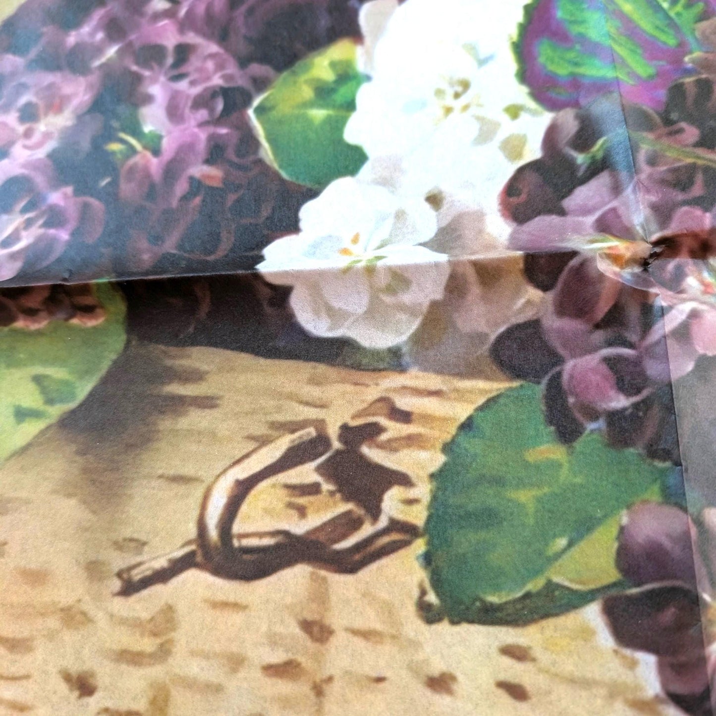 Our Floral Decoupage Paper, is a perfect choice for furniture upcycling, DIY crafts, and artistic decor projects. Made by Pieces Reclaimed by Dina, this vibrant tissue paper features a stunning, eye-catching floral design that will elevate any furniture makeover or craft endeavor. Whether you're creating custom furniture transfers, decoupage napkins, or adding decorative accents to your home, this lightweight and durable paper is designed to deliver smooth, flawless application every time.