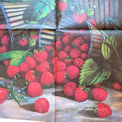 Large Decoupage Paper for Furniture Upcycling Strawberry Tissue Napkin: Decor Makeover and Crafts. Discover the beauty of creative transformation with our Floral Decoupage Paper, a perfect choice for furniture upcycling, DIY crafts, and artistic decor projects. Made by Pieces Reclaimed by Dina, this vibrant tissue paper features a stunning, eye-catching floral design that will elevate any furniture makeover or craft endeavor. Perfect for creating custom furniture for a farm home decor style