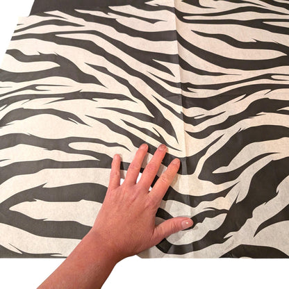Animal Print Decoupage Paper: White and Black Tissue Napkins  Furniture Upcycling, DIY Crafts (29x21 inches). Transform your DIY projects with this stunning animal print decoupage paper featuring a bold leopard design. Perfect for furniture upcycling, home remolding, and craft enthusiasts, this tissue paper adds a touch of wild elegance to any surface. Each sheet measures 29 by 21 inches, crafted from high-quality, thin yet durable tissue paper that’s easy to work with on wood, metal, and glass