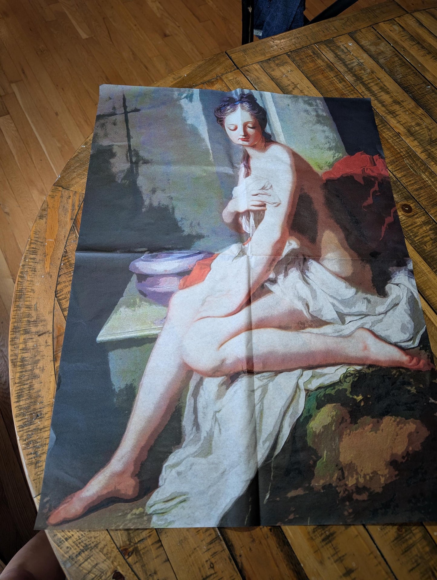 Large Decoupage Paper for Furniture Upcycling | Vintage Erotica Decor, Artistic Nude Woman Tissue Paper for Home Remodeling and Art Projects. 
Transform your furniture and art projects with this stunning large decoupage paper featuring vintage erotica and artistic nude woman designs. Crafted from high-quality tissue paper, each sheet measures 29 by 21 inches, providing ample material for creative upcycling and home remodeling. The delicate yet durable tissue allows for seamless artistic layering