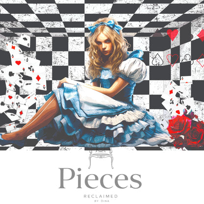 Alice in Wonderland Decoupage Paper, DIY Crafts,  Tissue Paper, Home Decor Supplies, Vibrant Lewis Carroll Craft Paper. Discover the magic of storytelling with our Alice in Wonderland Decoupage Paper, a vibrant and whimsical addition to your DIY craft supplies. Perfect for adding a touch of fairy core charm to your projects, this high-quality tissue paper features detailed and colorful designs inspired by Lewis Carroll’s beloved characters and scenes. for whimsical home decor decoupage paper.