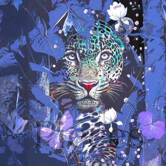 Fairy Core Decoupage Paper featuring a stunning Purple Tiger Design, perfect for your unique DIY crafts and home decor projects! This exquisite decoupage paper is a gateway to transforming your artistic visions into reality.  Crafted with care, our decoupage paper showcases a whimsical blend of fairy core aesthetics and vibrant purple  tiger motifs, making it an ideal choice for those looking to add a touch of magic to their creations. The perfect decoupage paper for DIY furniture upcycling
