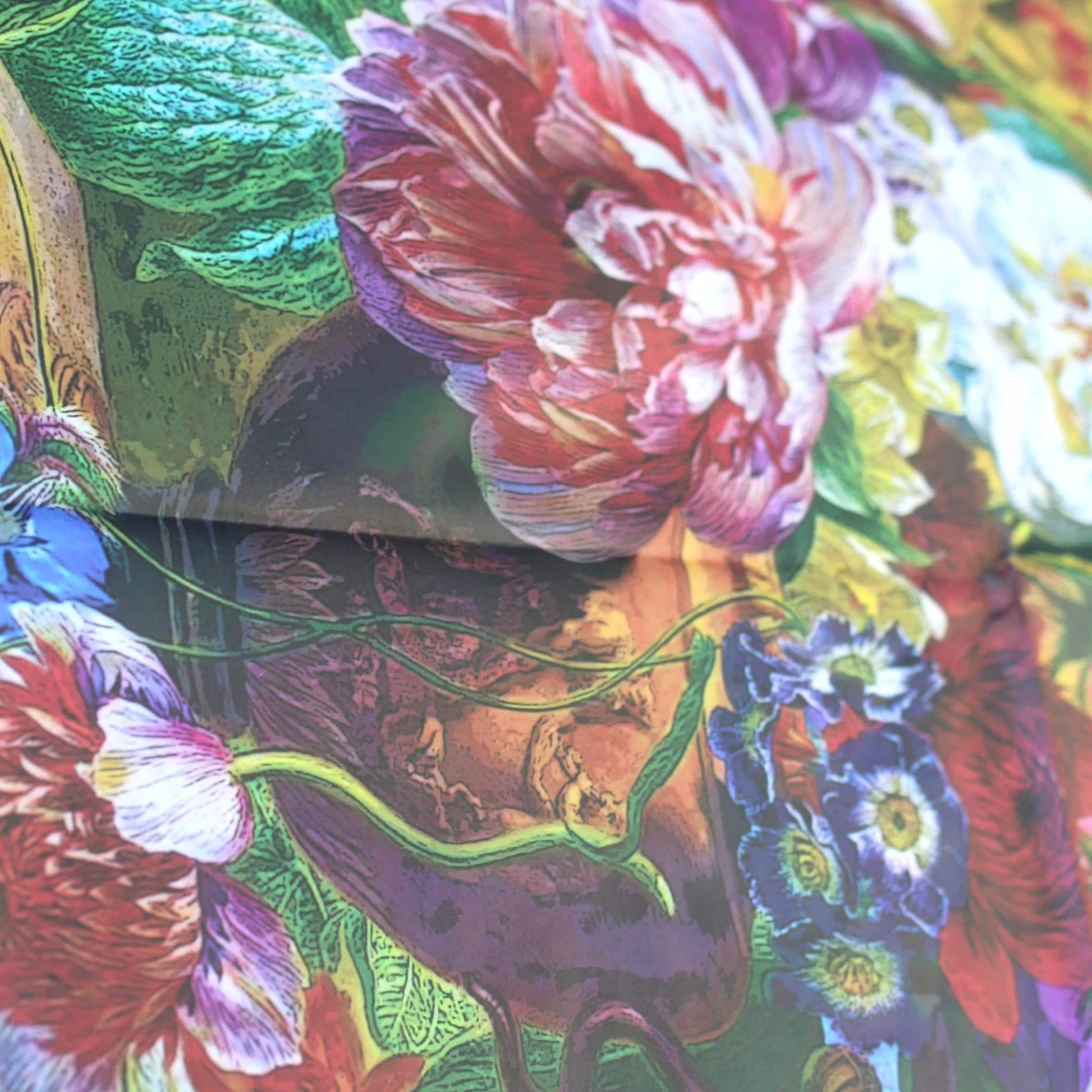 Floral Decoupage Paper, a perfect choice for furniture upcycling, DIY crafts, and artistic decor projects. Made by Pieces Reclaimed by Dina, this vibrant tissue paper features a stunning, eye-catching floral design that will elevate any furniture makeover or craft endeavor. Whether you're creating custom furniture transfers, decoupage napkins, or adding decorative accents to your home, this lightweight and durable paper is designed to deliver smooth, flawless application every time.