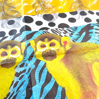 Discover the enchanting world of creativity with our Fairy Core Decoupage Paper featuring a stunning Yellow Monkey Design, perfect for your  DIY crafts and home decor projects! This exquisite decoupage paper is not just a crafting supply; it's a gateway to transforming your artistic visions into reality. 
Crafted with care, our decoupage paper showcases a whimsical blend of fairy core aesthetics and vibrant yellow monkey motifs, making it an ideal choice for those looking to add a touch of magic