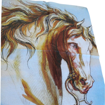Decoupage Paper For  Furniture Upcycling.. Transform your furniture and craft projects with our Wild Horse Decoupage Paper, designed to bring authentic farmhouse charm to your space. This rustic tissue paper is perfect for upcycling tired furniture, adding a unique touch to wall decor, or enhancing your rustic DIY crafts. What sets this decoupage paper apart is its detailed wild horse design, crafted to evoke the freedom and spirit of the farm life, making your creations truly stand out
