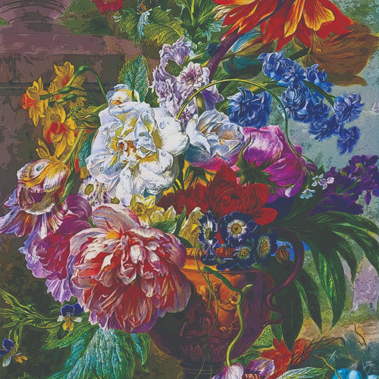 Floral Decoupage Paper, a perfect choice for furniture upcycling, DIY crafts, and artistic decor projects. Made by Pieces Reclaimed by Dina, this vibrant tissue paper features a stunning, eye-catching floral design that will elevate any furniture makeover or craft endeavor. Whether you're creating custom furniture transfers, decoupage napkins, or adding decorative accents to your home, this lightweight and durable paper is designed to deliver smooth, flawless application every time.