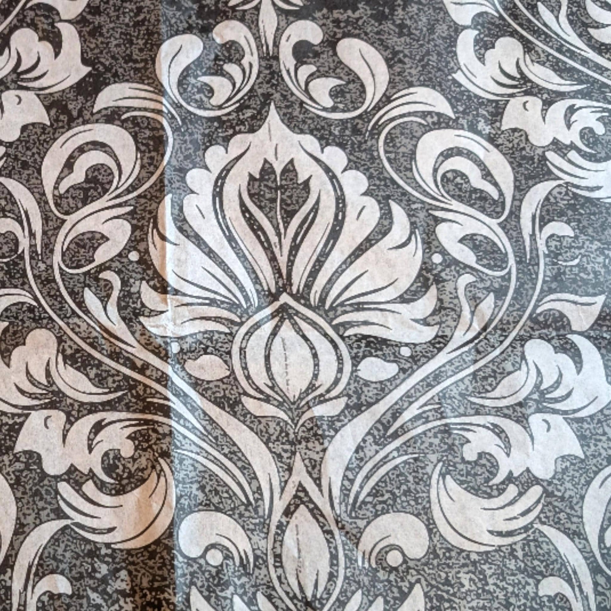Elegant Damask Decoupage Paper: Transform Furniture with Style and Charm. DIY Furniture Makeover Essential. Gorgeous Damask Decoupage Paper. Transform your furniture and craft projects with our Elegant Damask Decoupage Paper: a stunning DIY furniture makeover essential. Featuring a classic black and white damask pattern, this decorative tissue paper is perfect for adding a touch of timeless elegance and charm to any piece. I deal for furniture upcycling, scrapbooking and home decoration projects
