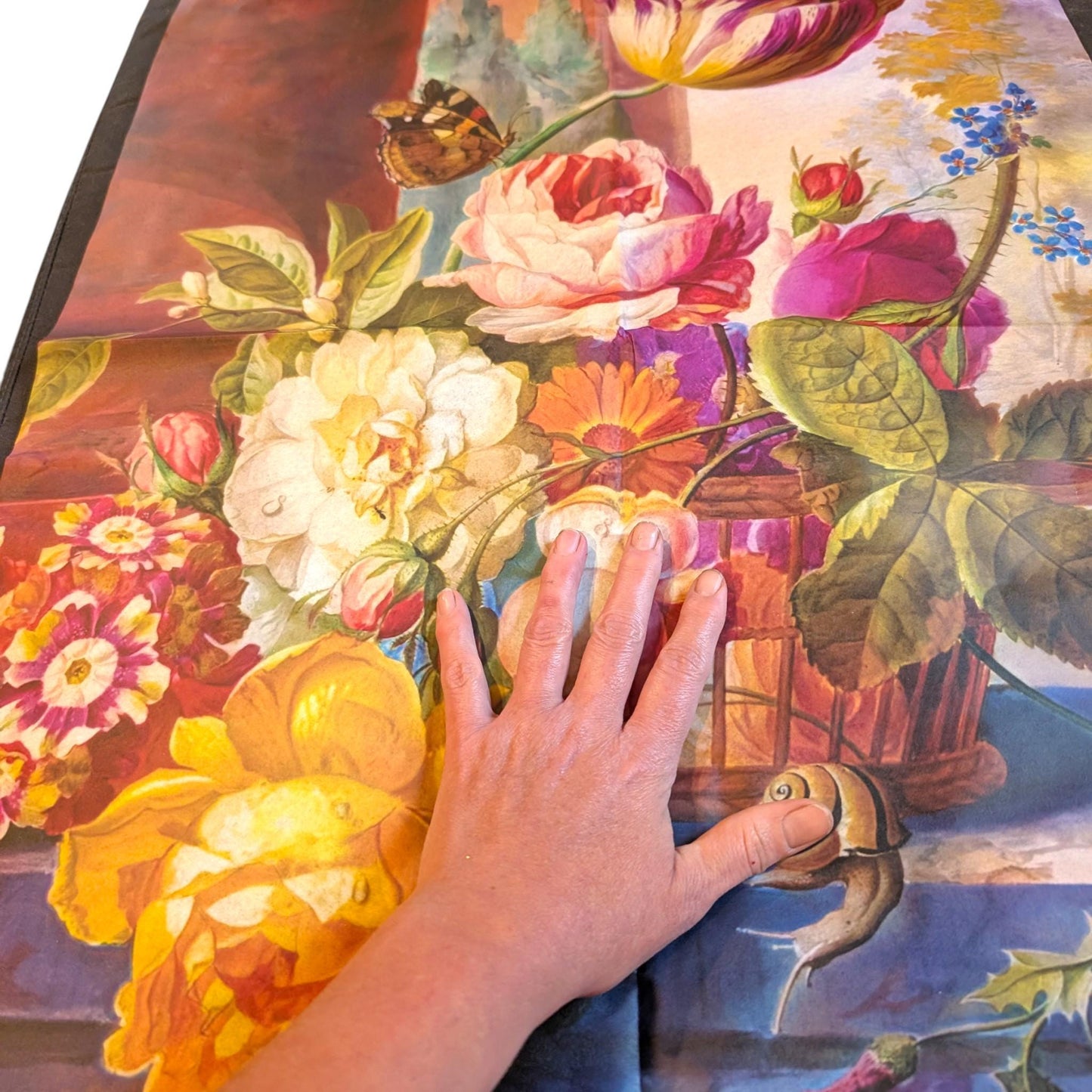 Discover the beauty of creative transformation with our Floral Decoupage Paper, a perfect choice for furniture upcycling, DIY crafts, and artistic decor projects. Made by Pieces Reclaimed by Dina, this vibrant tissue paper features a stunning, eye-catching floral design that will elevate any furniture makeover or craft endeavor. Whether you're creating custom furniture transfers, decoupage napkins, or adding decorative accents to your home, its  lightweight and durable tissue paper for furniture