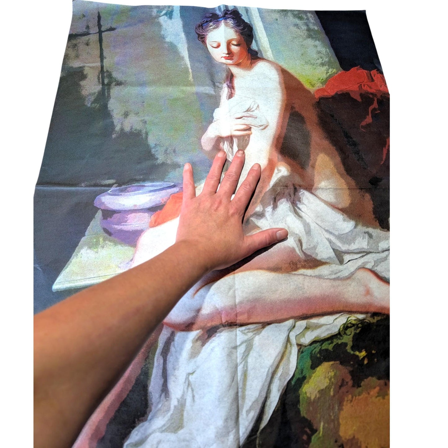 Large Decoupage Paper for Furniture Upcycling | Vintage Erotica Decor, Artistic Nude Woman Tissue Paper for Home Remodeling and Art Projects. 
Transform your furniture and art projects with this stunning large decoupage paper featuring vintage erotica and artistic nude woman designs. Crafted from high-quality tissue paper, each sheet measures 29 by 21 inches, providing ample material for creative upcycling and home remodeling. The delicate yet durable tissue allows for seamless artistic layering