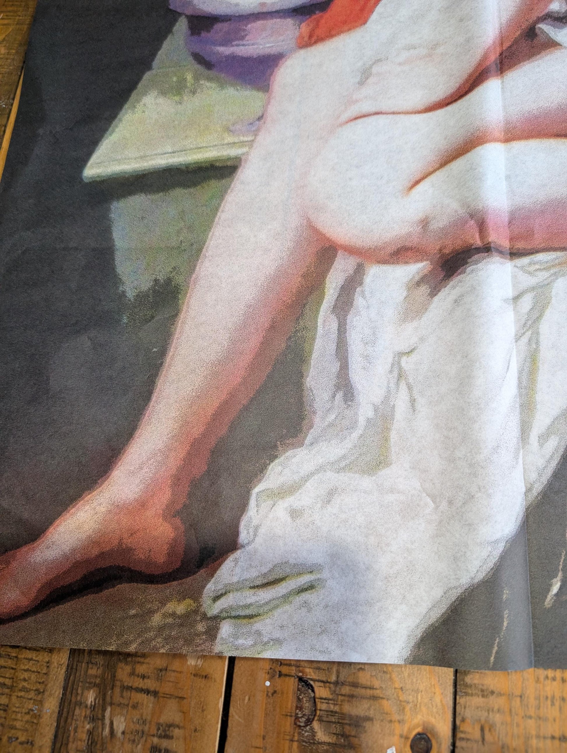 Large Decoupage Paper for Furniture Upcycling | Vintage Erotica Decor, Artistic Nude Woman Tissue Paper for Home Remodeling and Art Projects. 
Transform your furniture and art projects with this stunning large decoupage paper featuring vintage erotica and artistic nude woman designs. Crafted from high-quality tissue paper, each sheet measures 29 by 21 inches, providing ample material for creative upcycling and home remodeling. The delicate yet durable tissue allows for seamless artistic layering