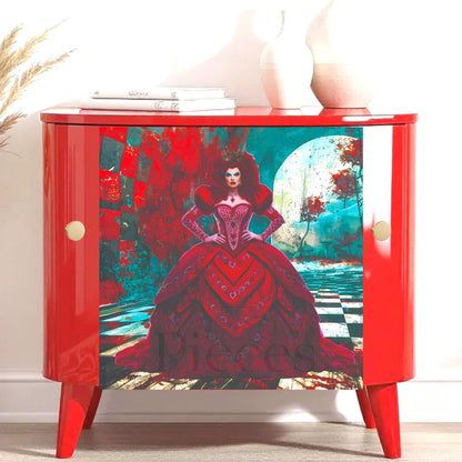Alice in Wonderland Decoupage Paper: Queen of Hearts Vibrant DIY Craft Tissue. Bring a touch of whimsy and enchantment to your crafting projects with our Alice in Wonderland Decoupage Paper featuring the Queen of Hearts. This vibrant and detailed DIY craft tissue paper is perfect for adding a fairy core charm to your creative endeavors. Designed to inspire your imagination, it showcases colorful scenes and characters from Lewis Carroll’s beloved story, including the iconic Queen of Hearts.