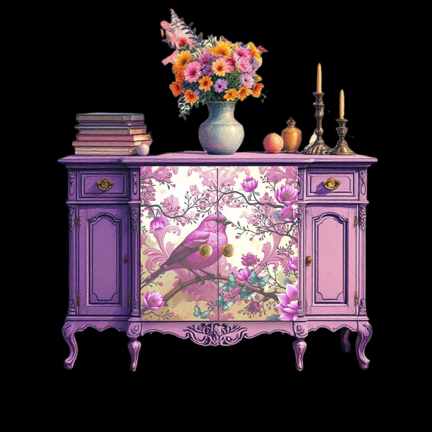 Transform your next project with this stylish decoupage paper—your imagination is the limit!
Transform your furniture with our exquisite decoupage paper, designed to inspire creativity and elevate your home decor! This beautifully crafted decoupage paper is perfect for DIY enthusiasts and interior design lovers alike. With a variety of stunning patterns and designs, our decoupage paper allows you to breathe new life into your furniture pieces, creating unique and personalized stylish accents